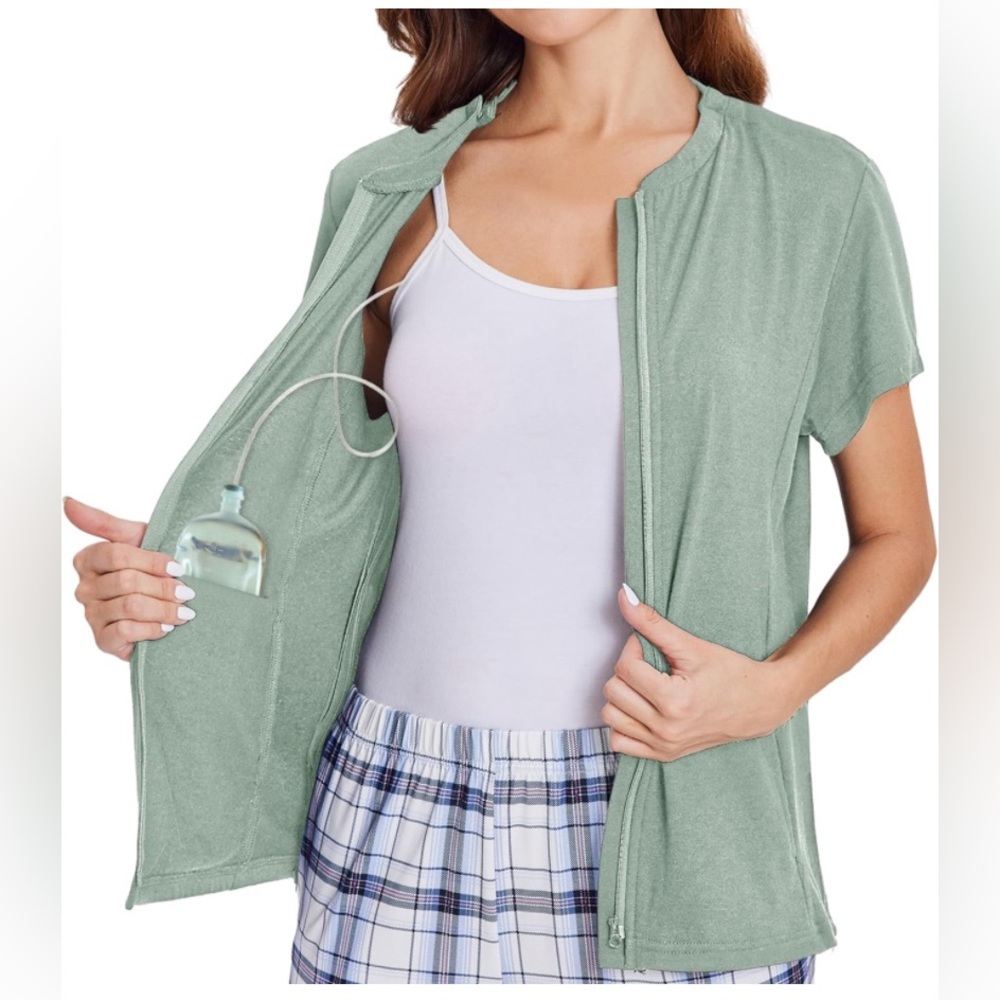 Post Mastectomy Shirt with Drain Pockets